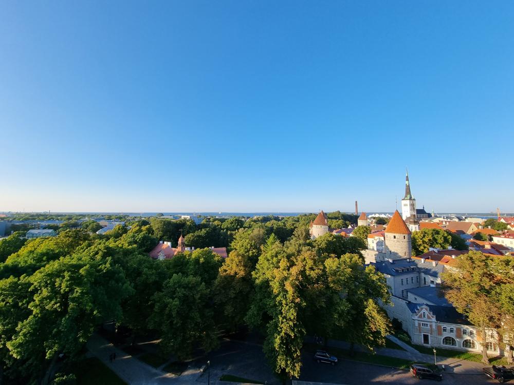 Výhled z centra (hradu)
