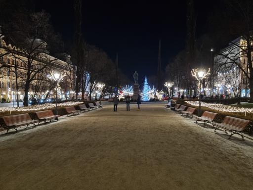 Park Esplanadi v centru Helsinek