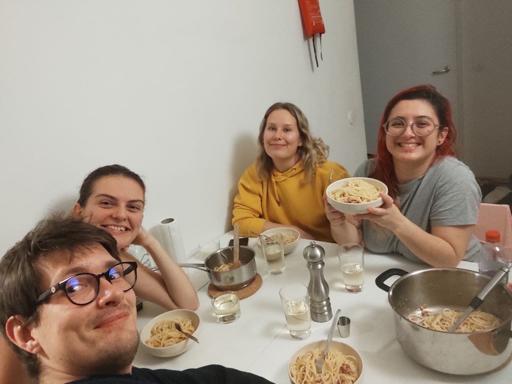 Italská večeře (carbonara)